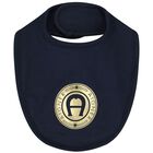 Navy Blue & Gold Logo Babygrow Gift Set, 2, hi-res