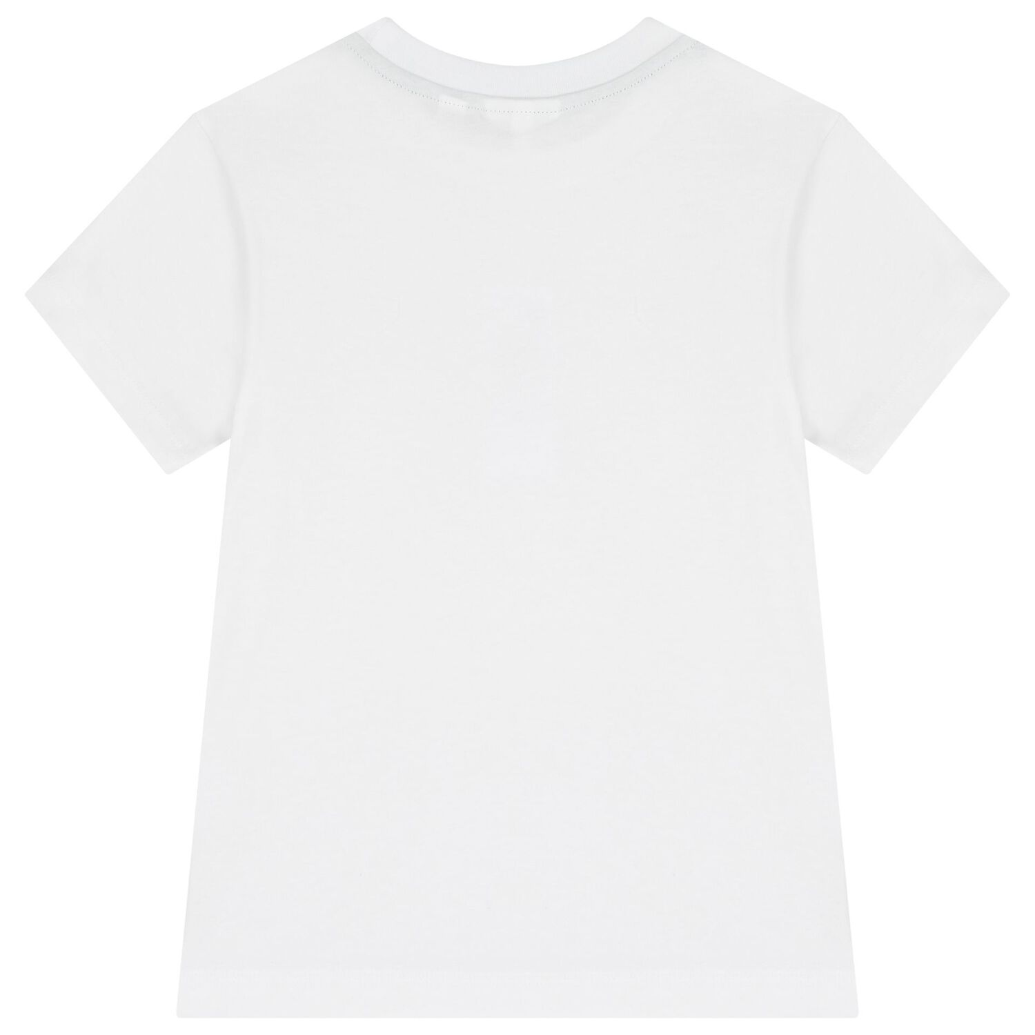 Boys White Logo T-Shirt, 1, hi-res