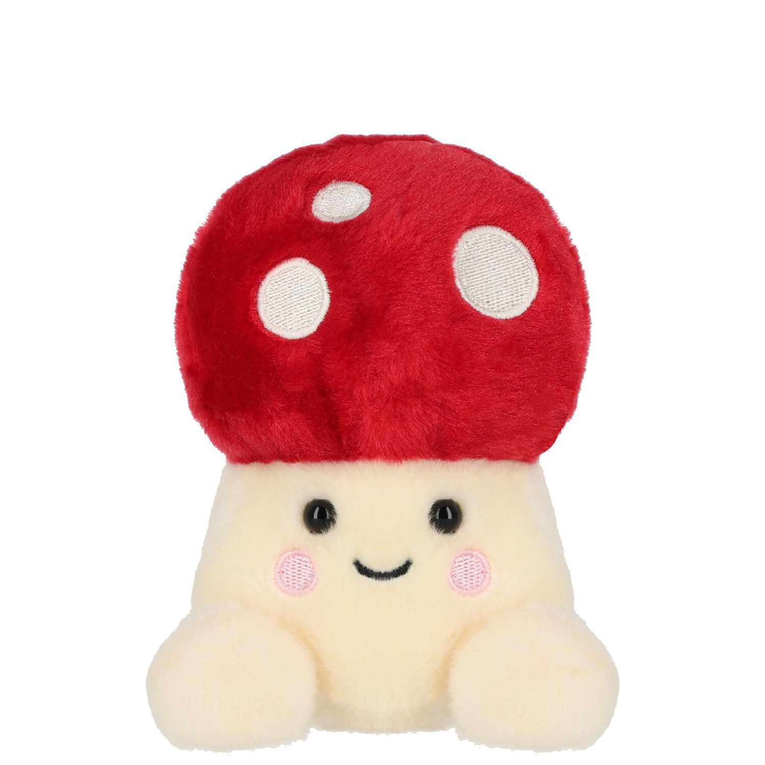 Palm Pals Ivory & Red Amanita Mushroom Soft Toy ( 13cm ), 1, hi-res