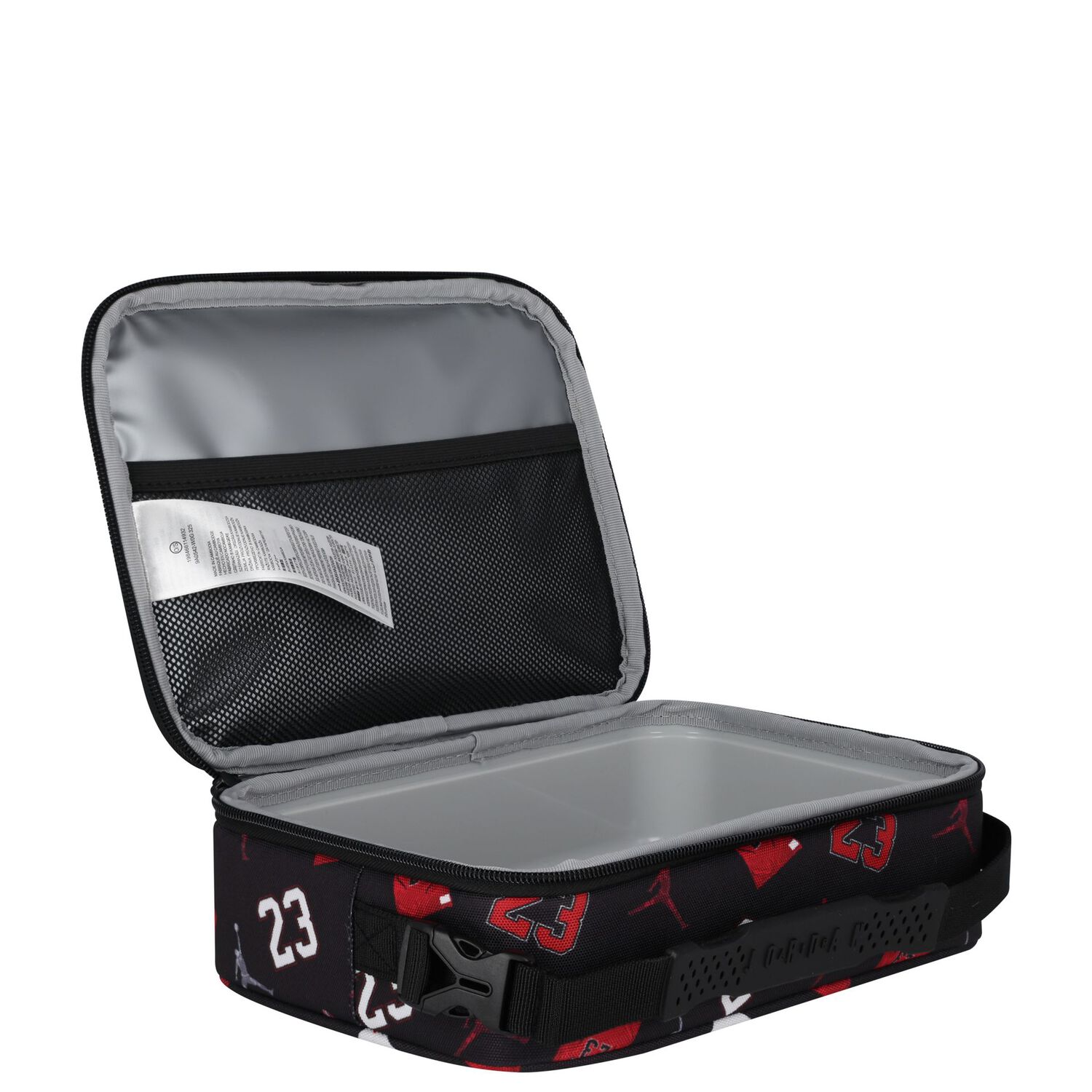 Black Jordan Logo Lunch Bag, 2, hi-res image number null