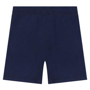 Boys Navy Logo Shorts