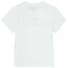 Girls Mini Me White & Black Logo Dress Set, 1, hi-res