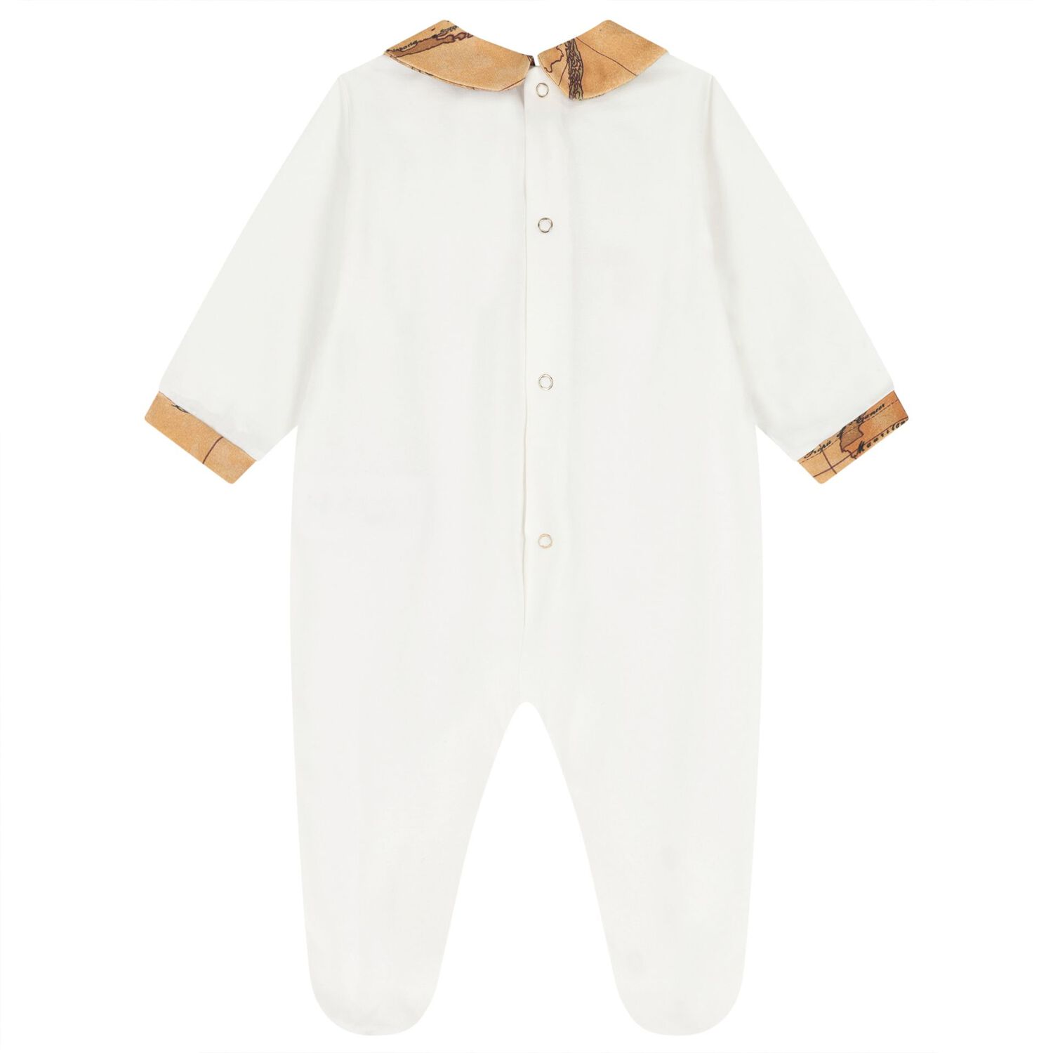 Ivory & Beige Geo Map Babygrow Gift Set, 1, hi-res
