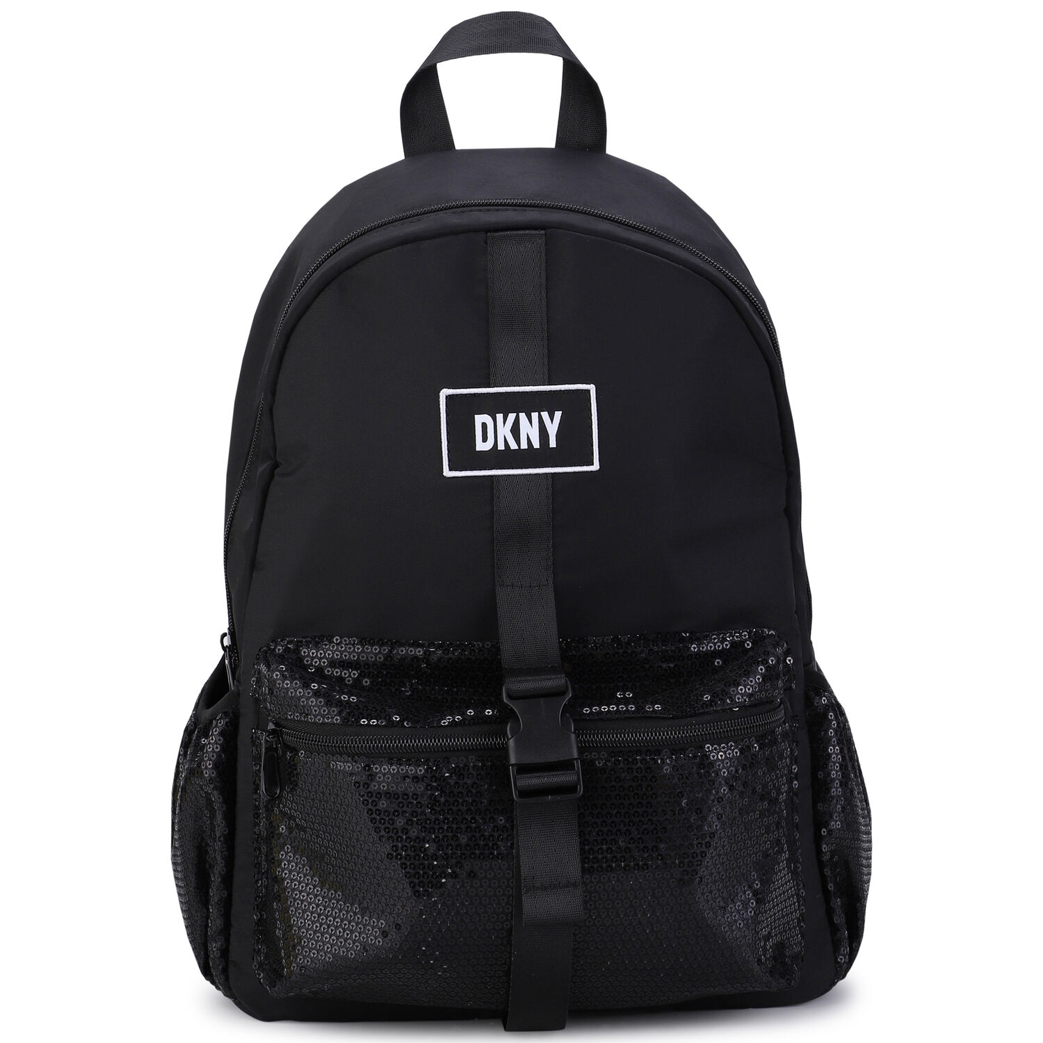 dkny black leather backpack DKNY: BACKPACKS Slung Over Your Shoulder Or Grasped By The Top Handle For A Smart Touch To Any Outfit. Leather Bags Dkny Black Leather