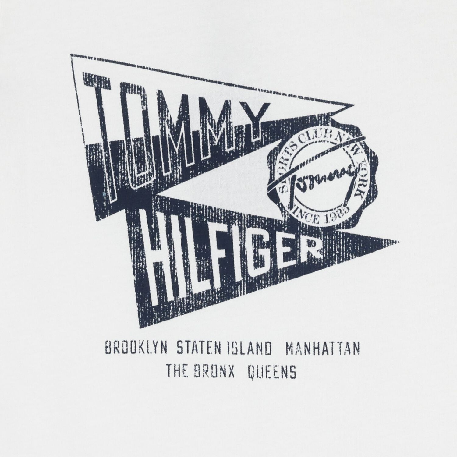 Boys White Logo T-Shirt, 3, hi-res image number null