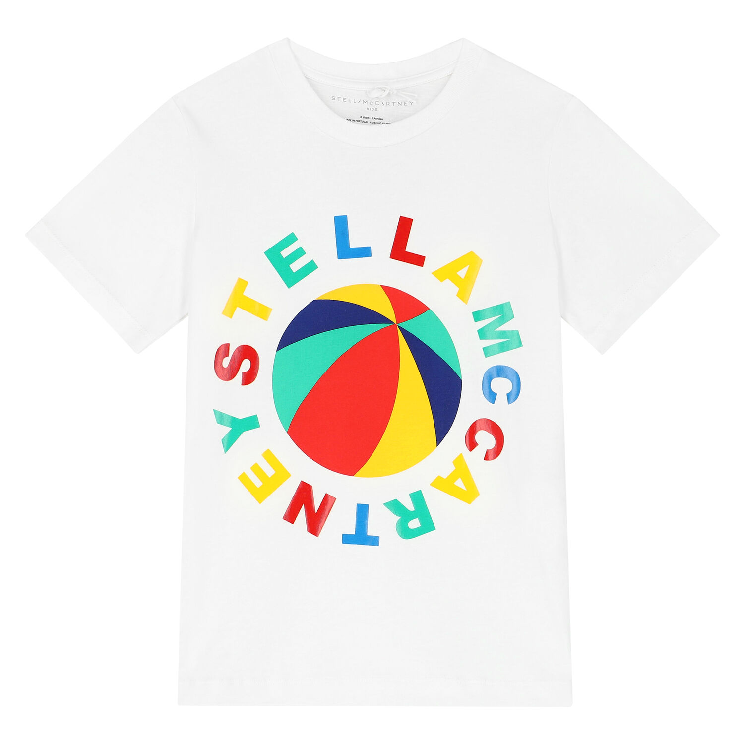 تيشيرت بالشعار باللون الأبيض للأولاد, 1, hi-res