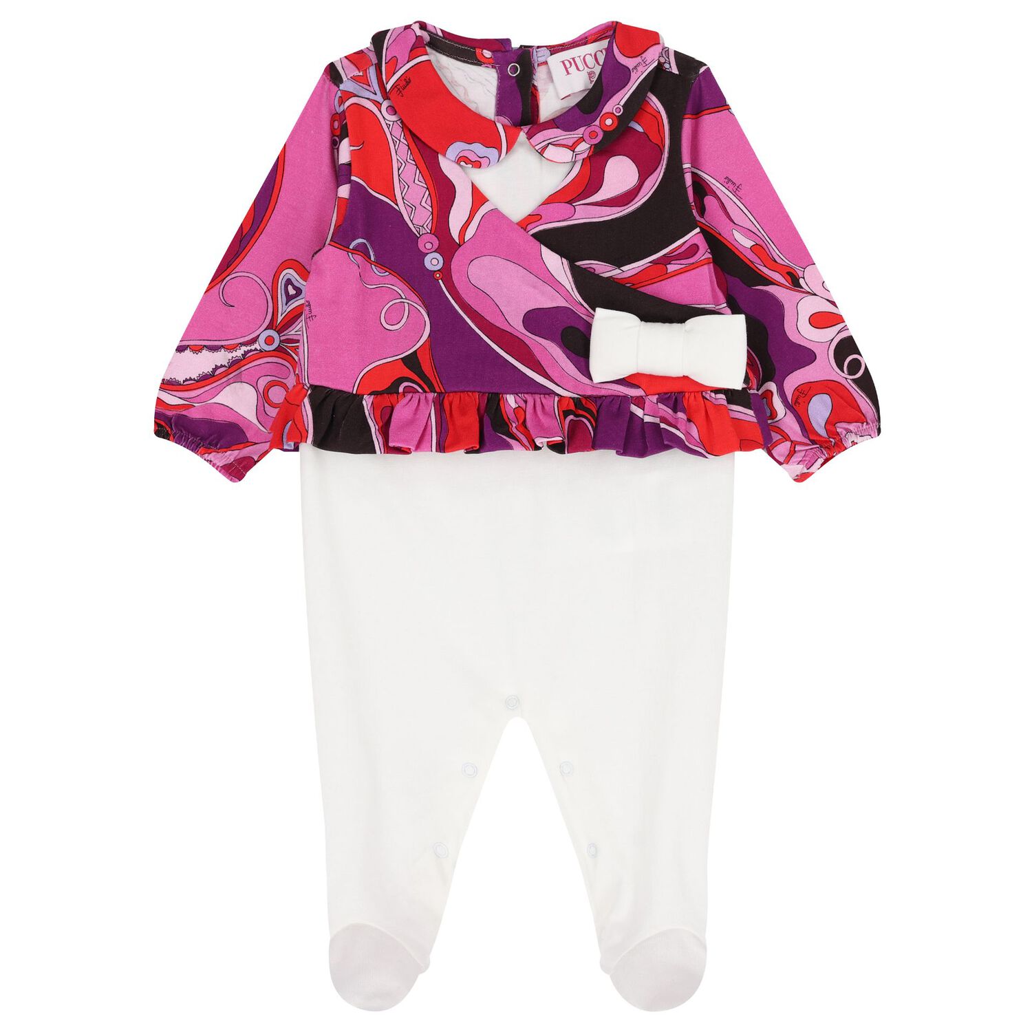 Baby Girls Multi-Coloured Orchidee Babygrow Gift Set, 1, hi-res