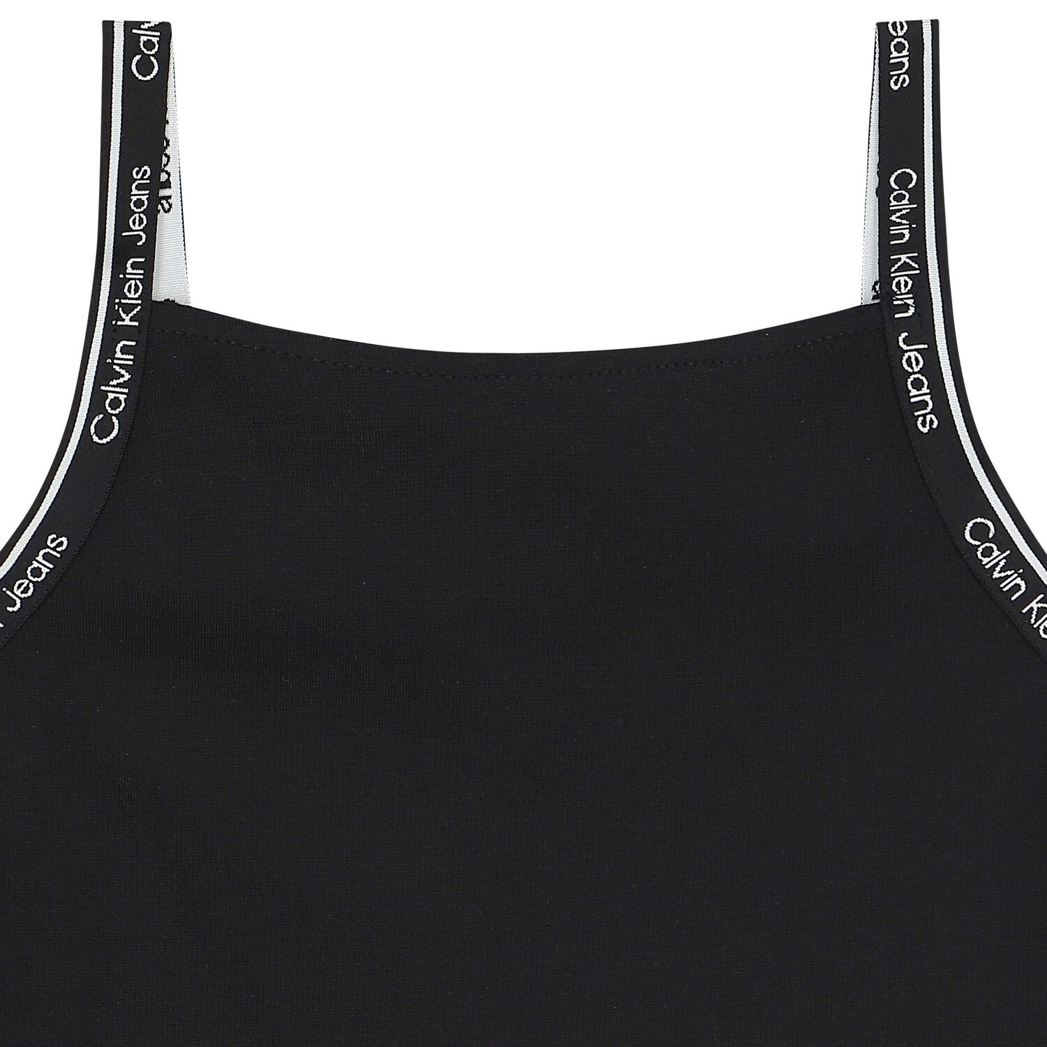 Girls Black Logo Sleeveless Top, 1, hi-res image number null