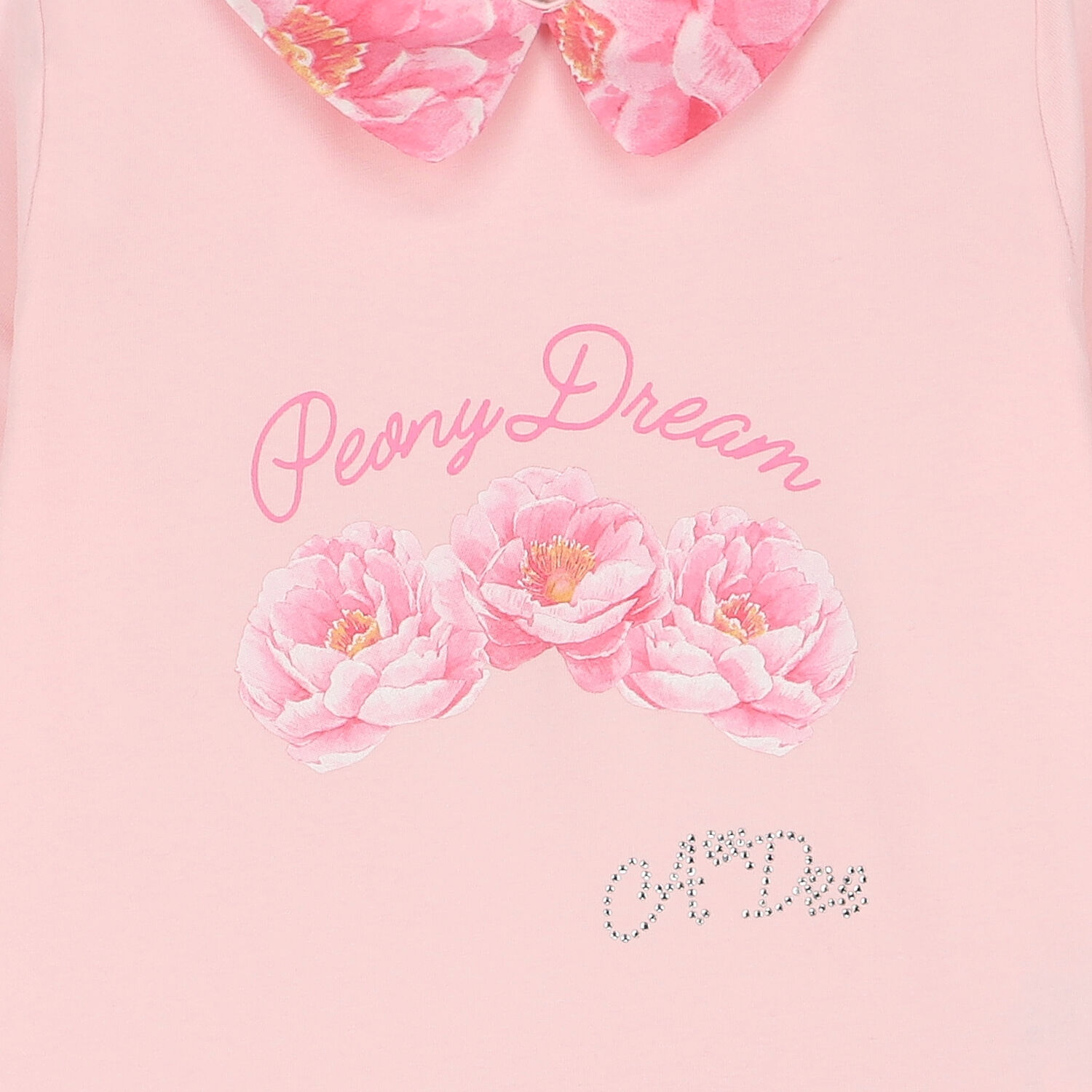 Girls Pink Floral Dress, 1, hi-res