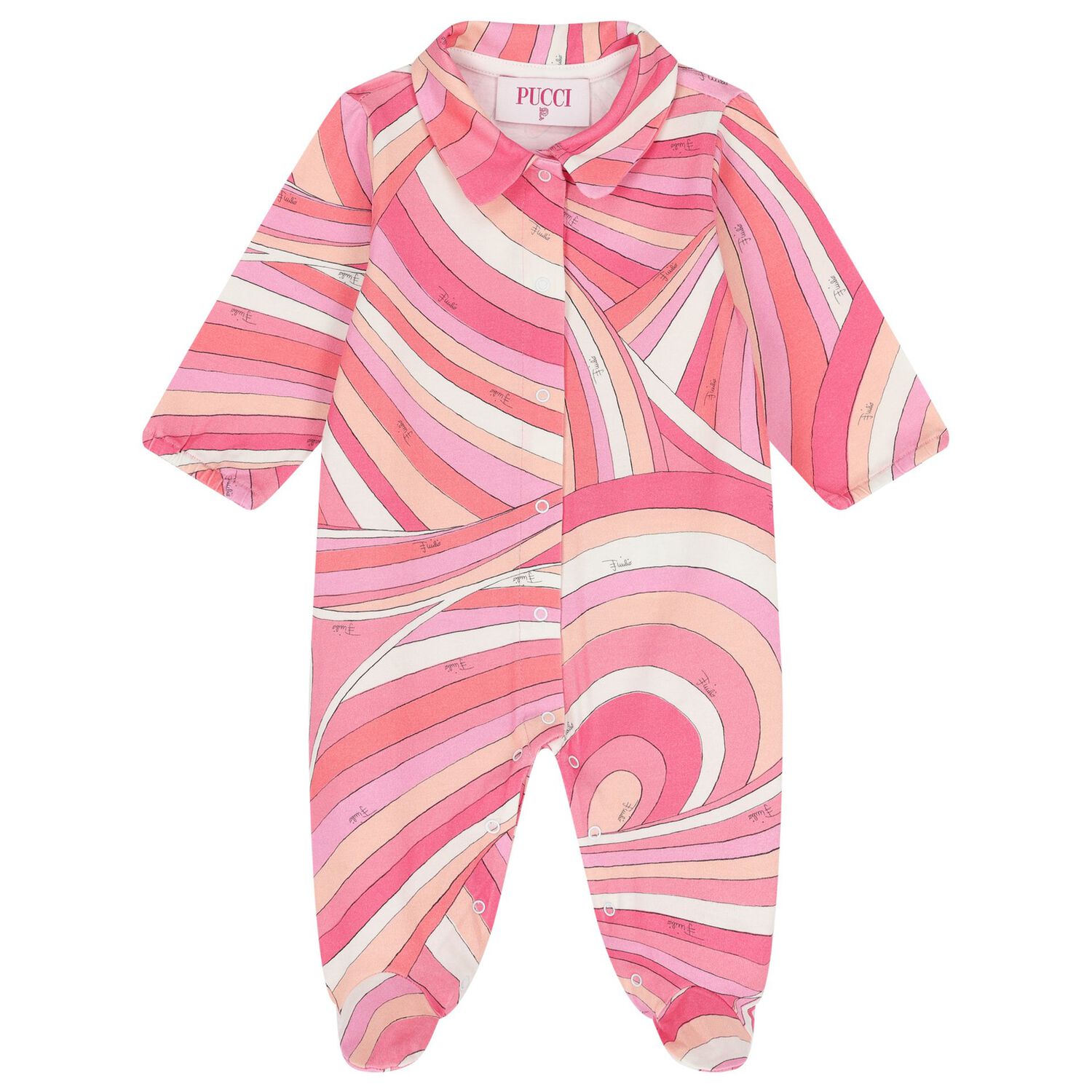 Baby Girls Pink & Ivory Iride Babygrow Gift Set, 2, hi-res