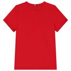 Boys Red Logo T-Shirt, 2, hi-res