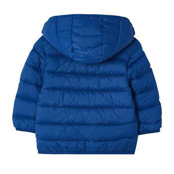 Younger Boys Blue Puffer Jacket