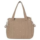 Beige Polka Dot Baby Changing Bag ( 27cm ), 1, hi-res