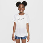 Girls White Logo T-Shirt, 2, hi-res