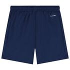 Boys Ivory & Navy Blue Marvel Shorts Set, 1, hi-res