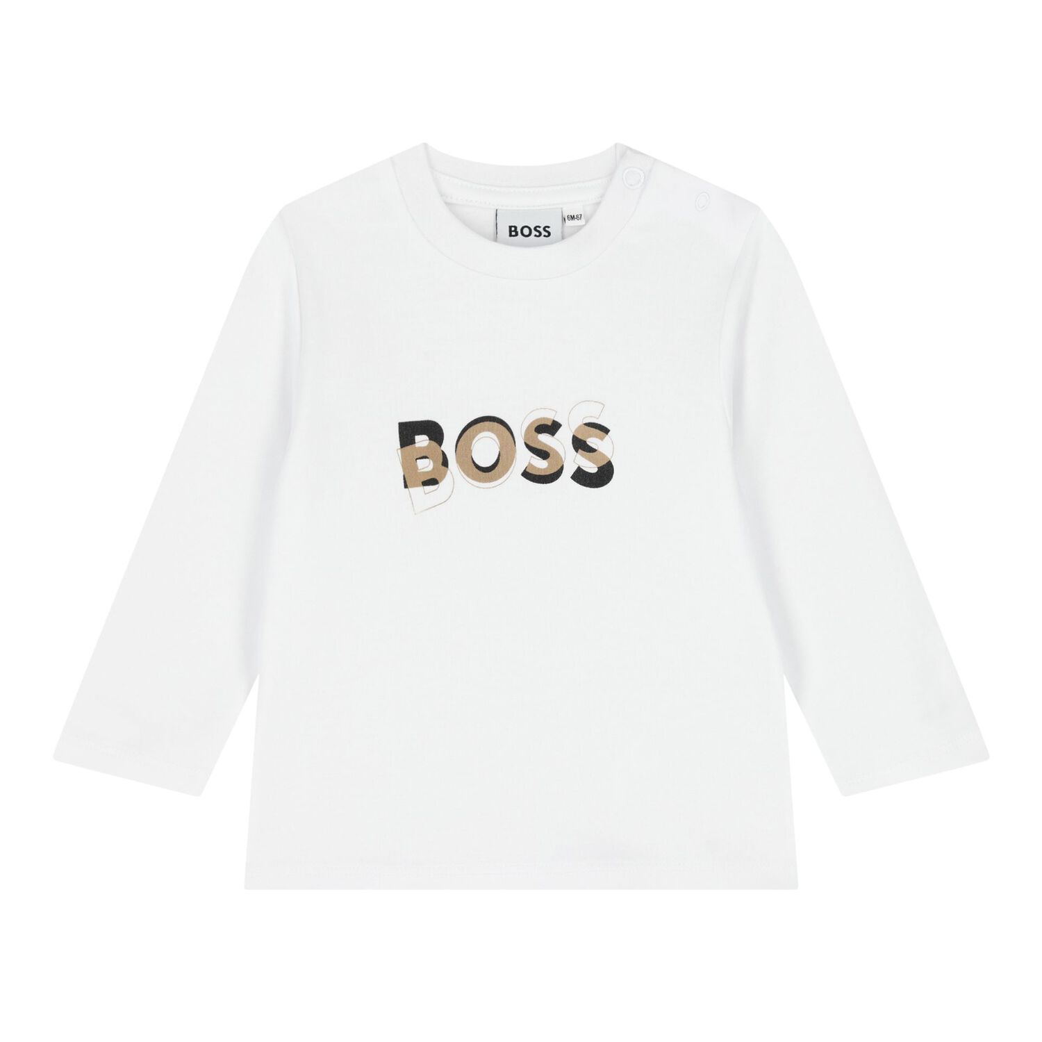 Baby Boys Black & White Logo Tracksuit Gift Set, 2, hi-res