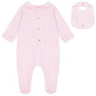 Baby Girls Pink Medusa Logo Babygrow Gift Set, 1, hi-res