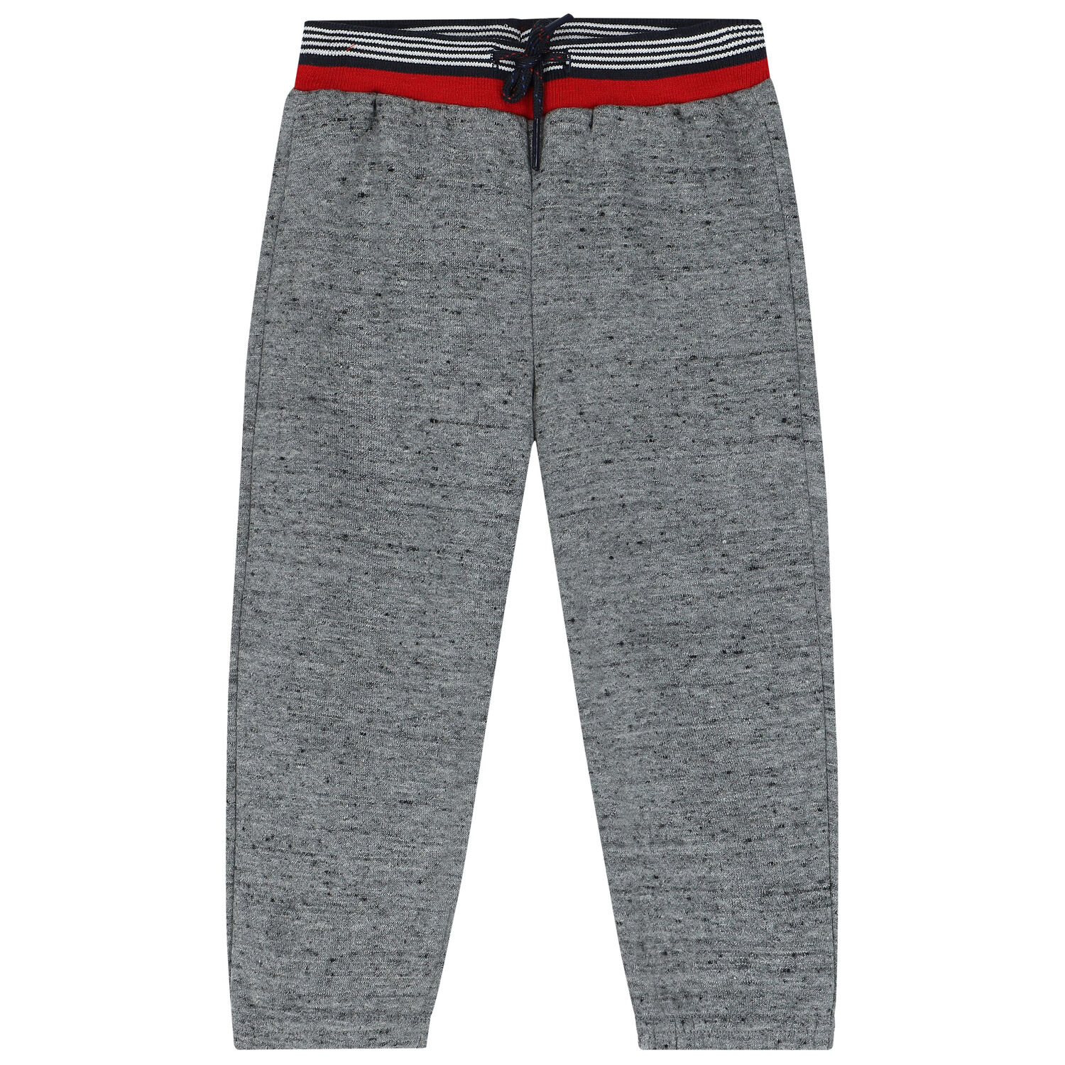 Younger Boys Red, Navy Blue & Grey 3 Piece Tracksuit, 1, hi-res image number null