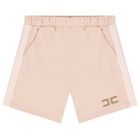 Girls Pink Logo Shorts , 1, hi-res