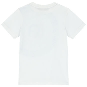 Boys White Logo T-Shirt