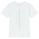 Boys White & Black Logo Shorts Set, 1, hi-res