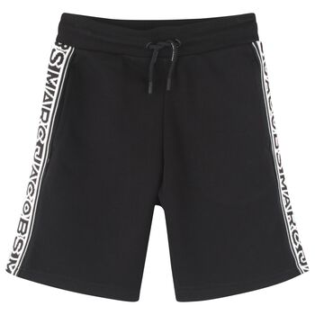 Black Logo Shorts