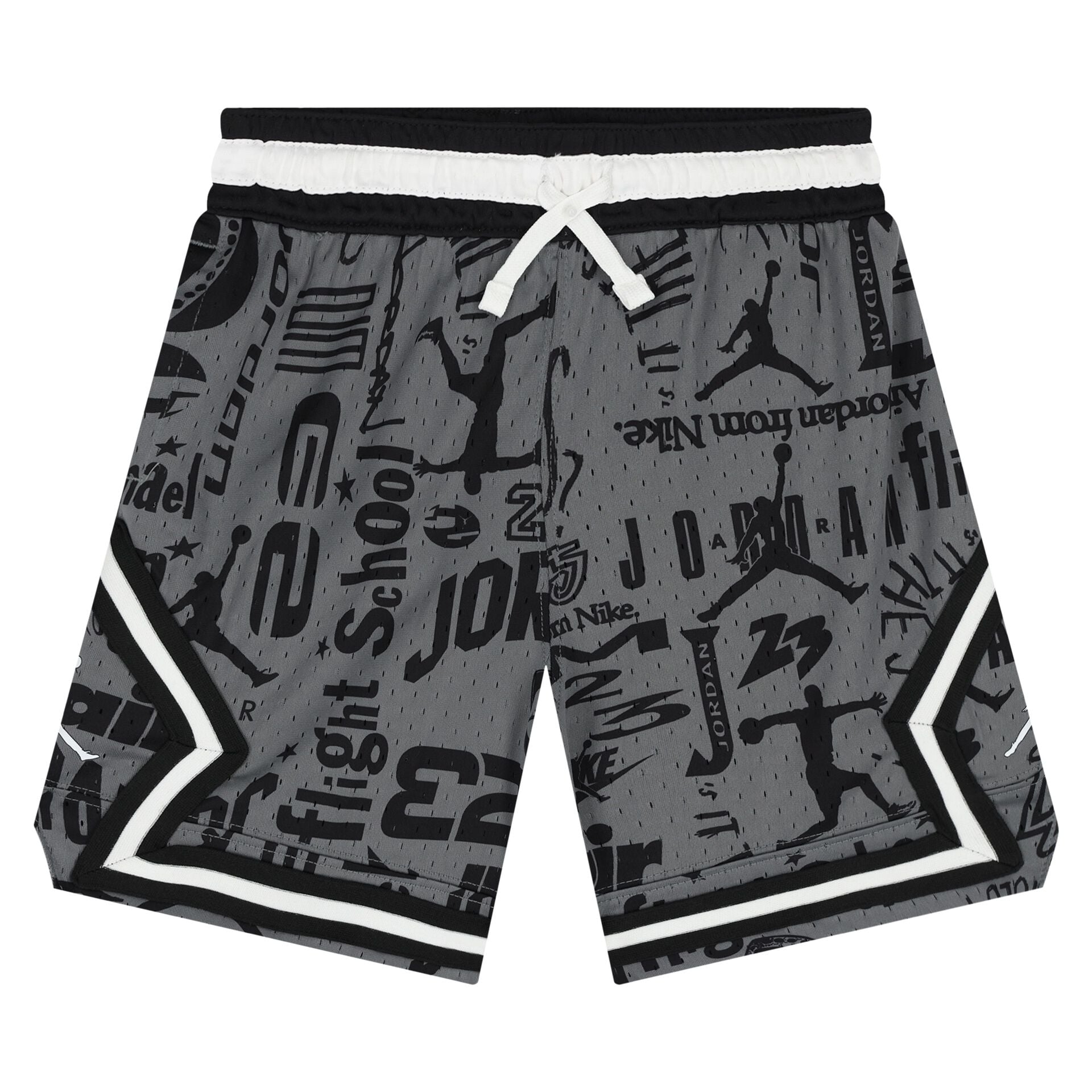 Nike Kids Boys Grey & Black Jordan Logo Shorts | Junior Couture USA