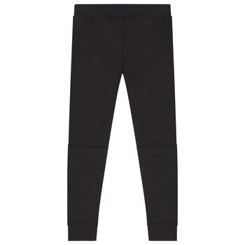 Boys Black Logo Joggers