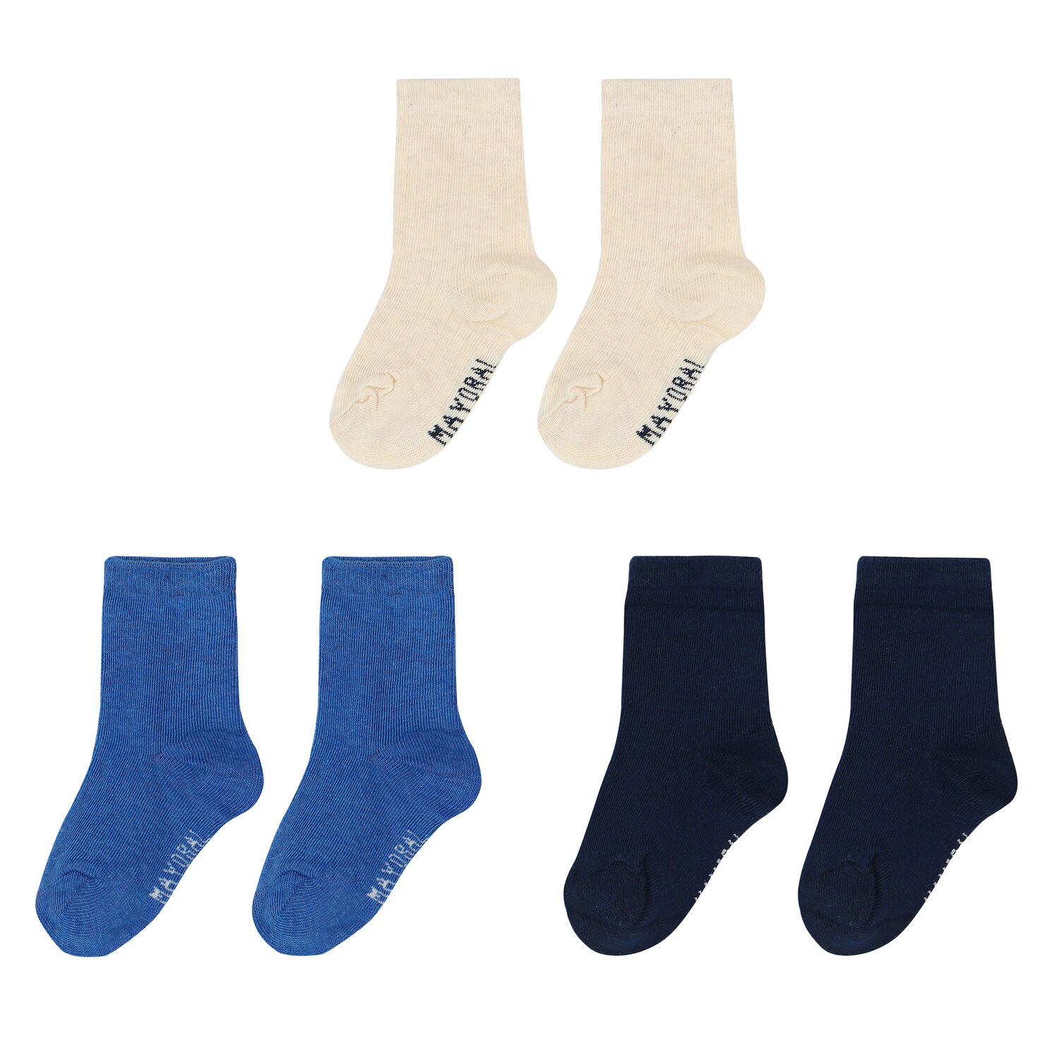 Mayoral Socks 3 pack - Navy Mayoral Socks 3 pack - Navy