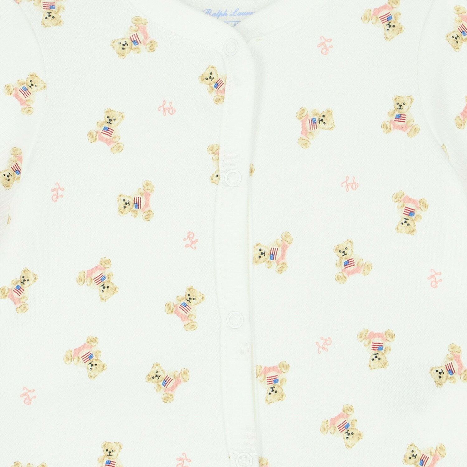 Baby Girls White Printed Babygrow, 2, hi-res