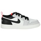 White, Grey & Black Air Jordan 1 Low Alt Trainers, 6, hi-res