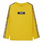 Boys Yellow Long Sleeve Top, 1, hi-res