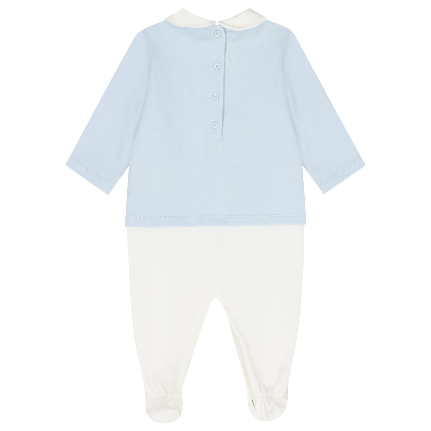 مجموعة هدايا ملابس أطفال للأولاد باللونين الأزرق والأبيض, 2, hi-res