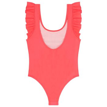 Girls Coral Sequins Swimsuit