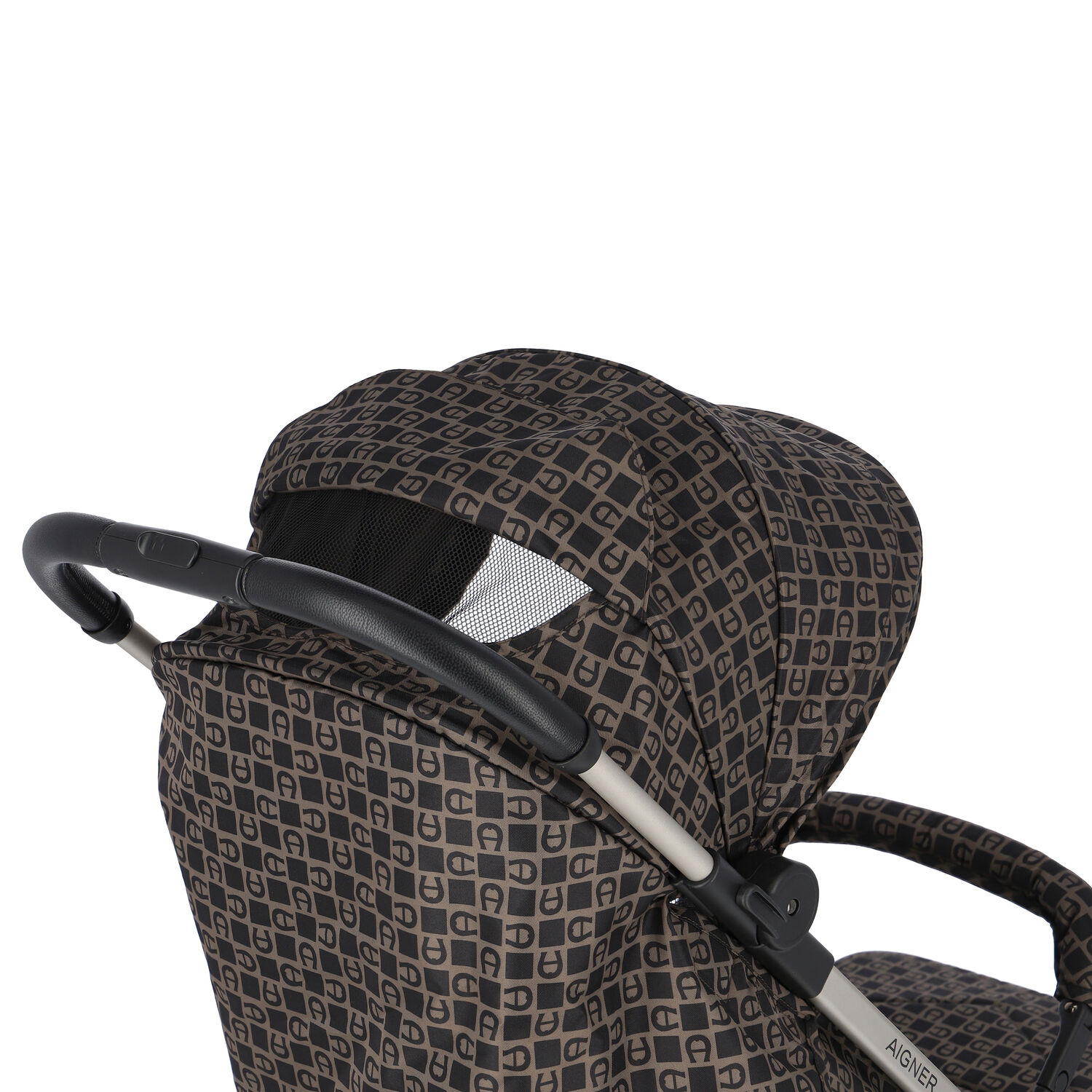 عربة بالشعار باللون البني والأسود, 1, hi-res