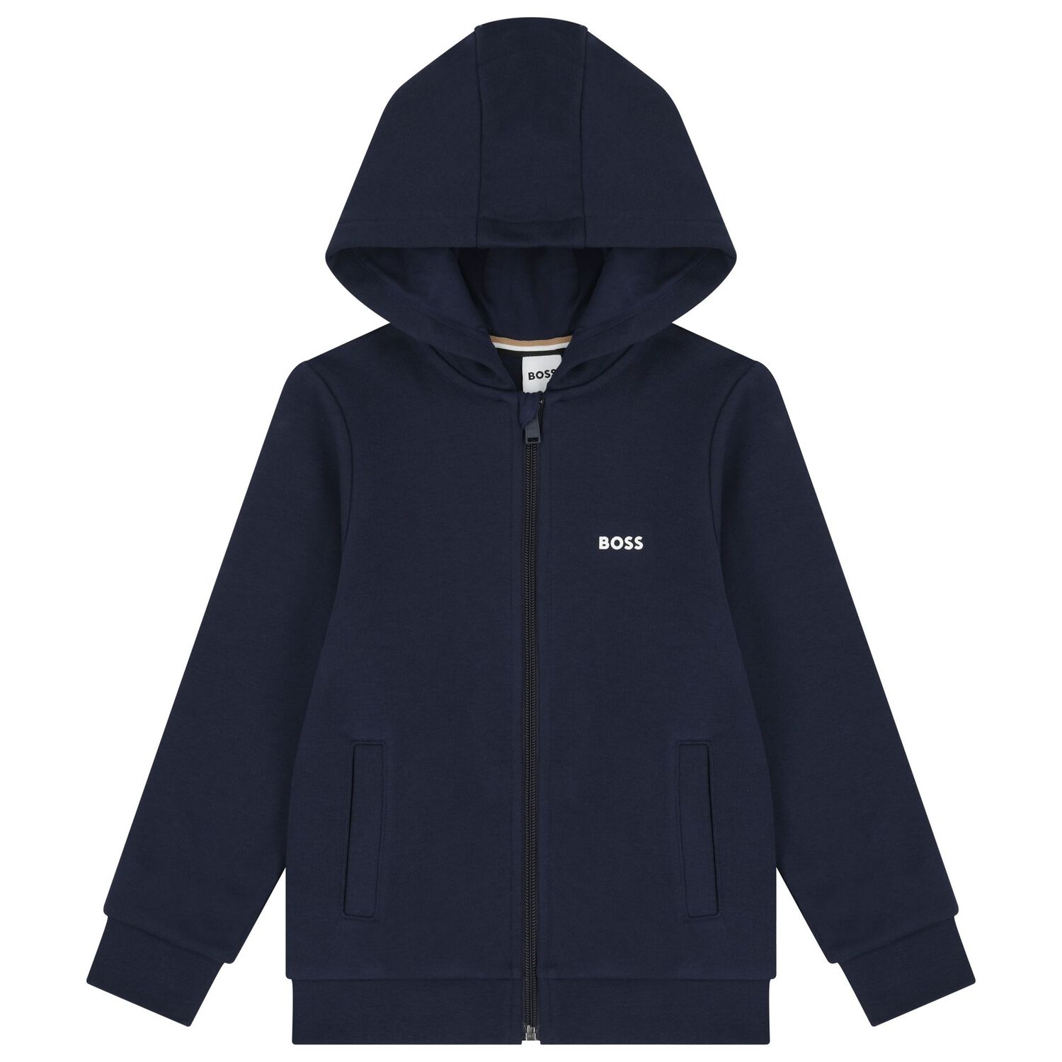 Boys Navy Blue Logo Tracksuit, 2, hi-res image number null