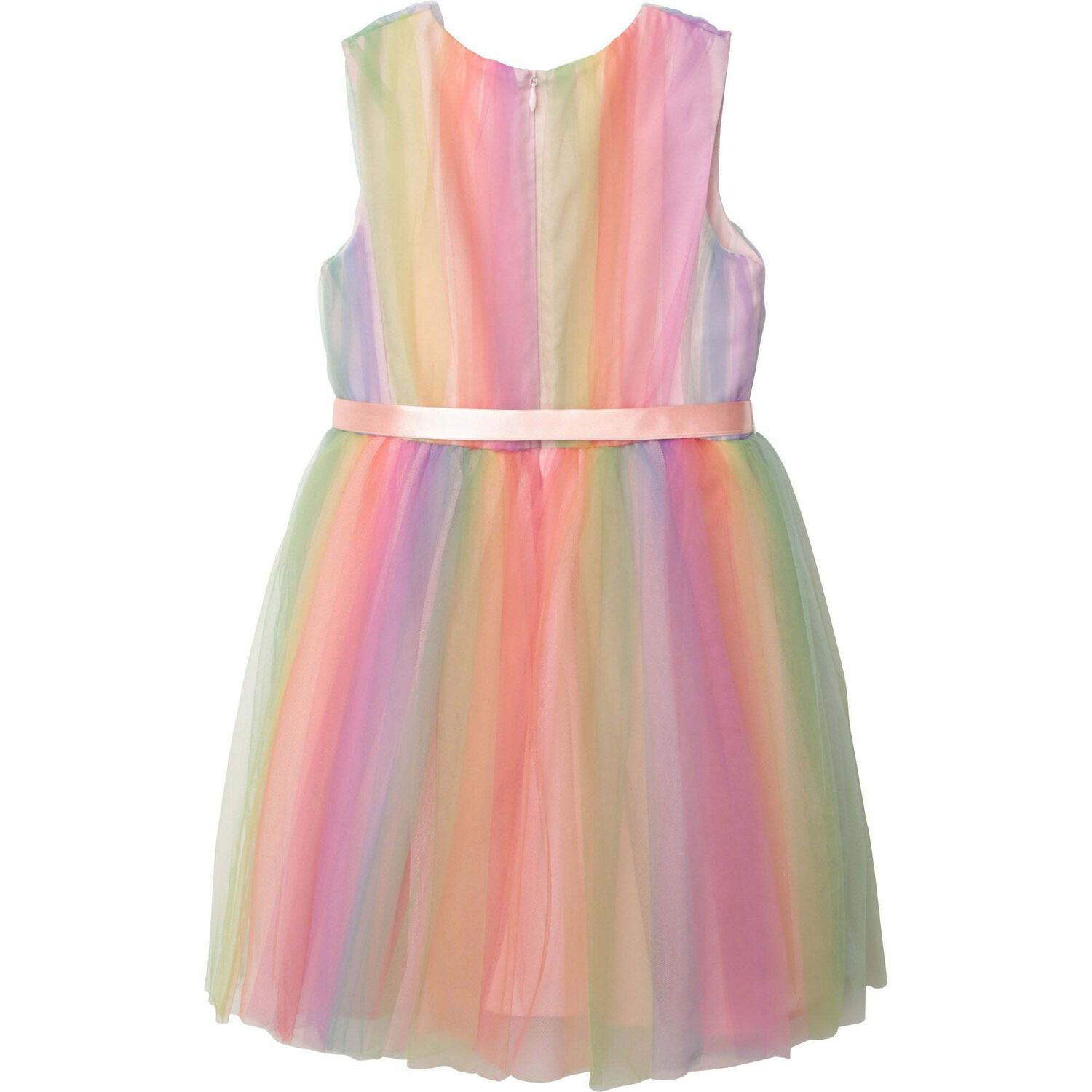 Girls Rainbow Tulle Dress, 1, hi-res image number null