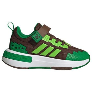 Boys Brown & Green Minecraft Pro Trainers