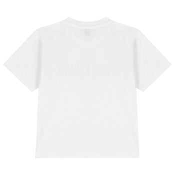 Boys White Logo T-Shirt