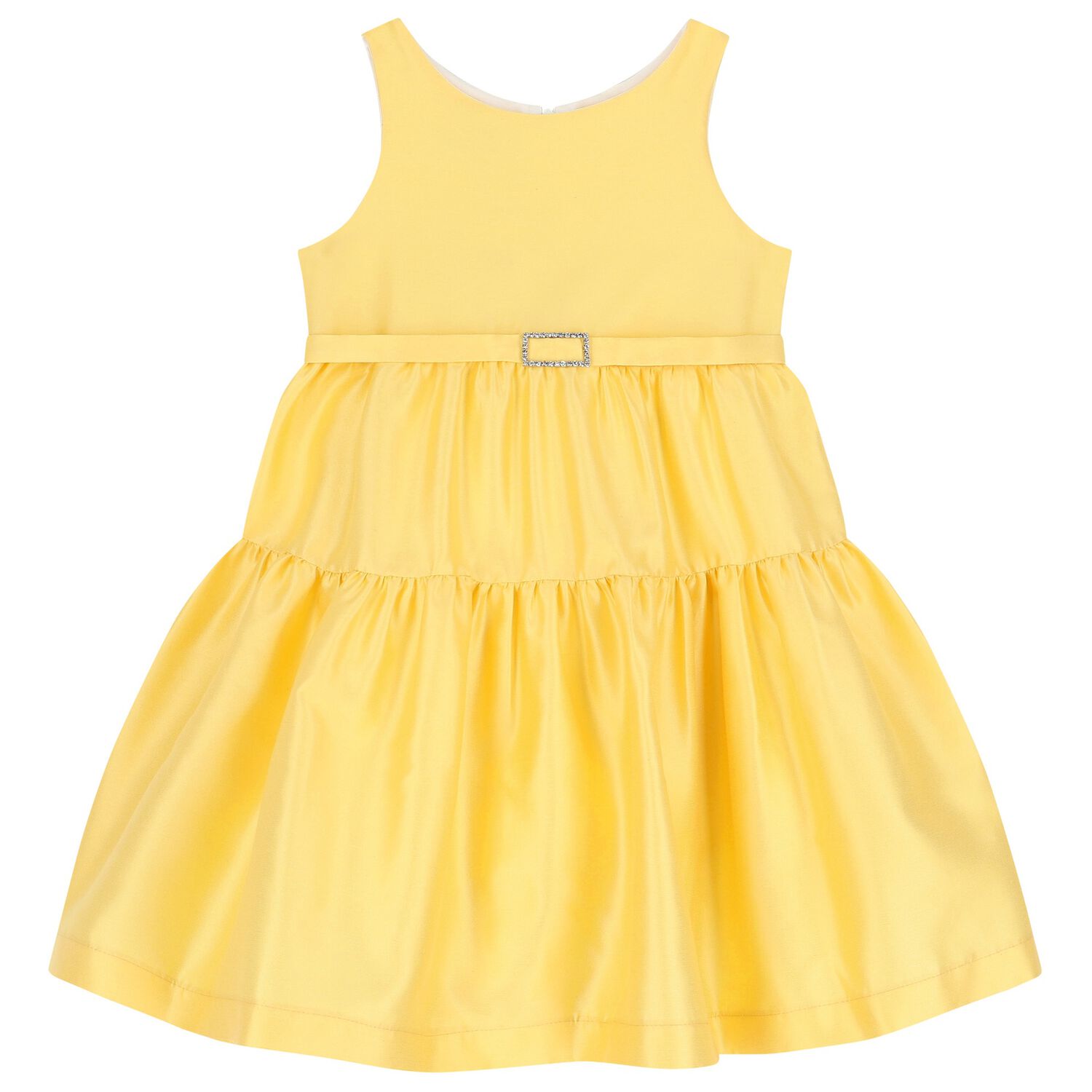 فستان بنات باللون الأصفر, 1, hi-res image number null
