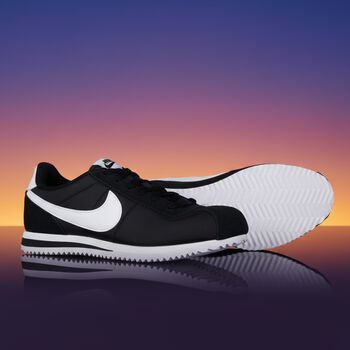 Black & White Cortez Trainers