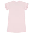 Girls Pink Logo Dress, 1, hi-res