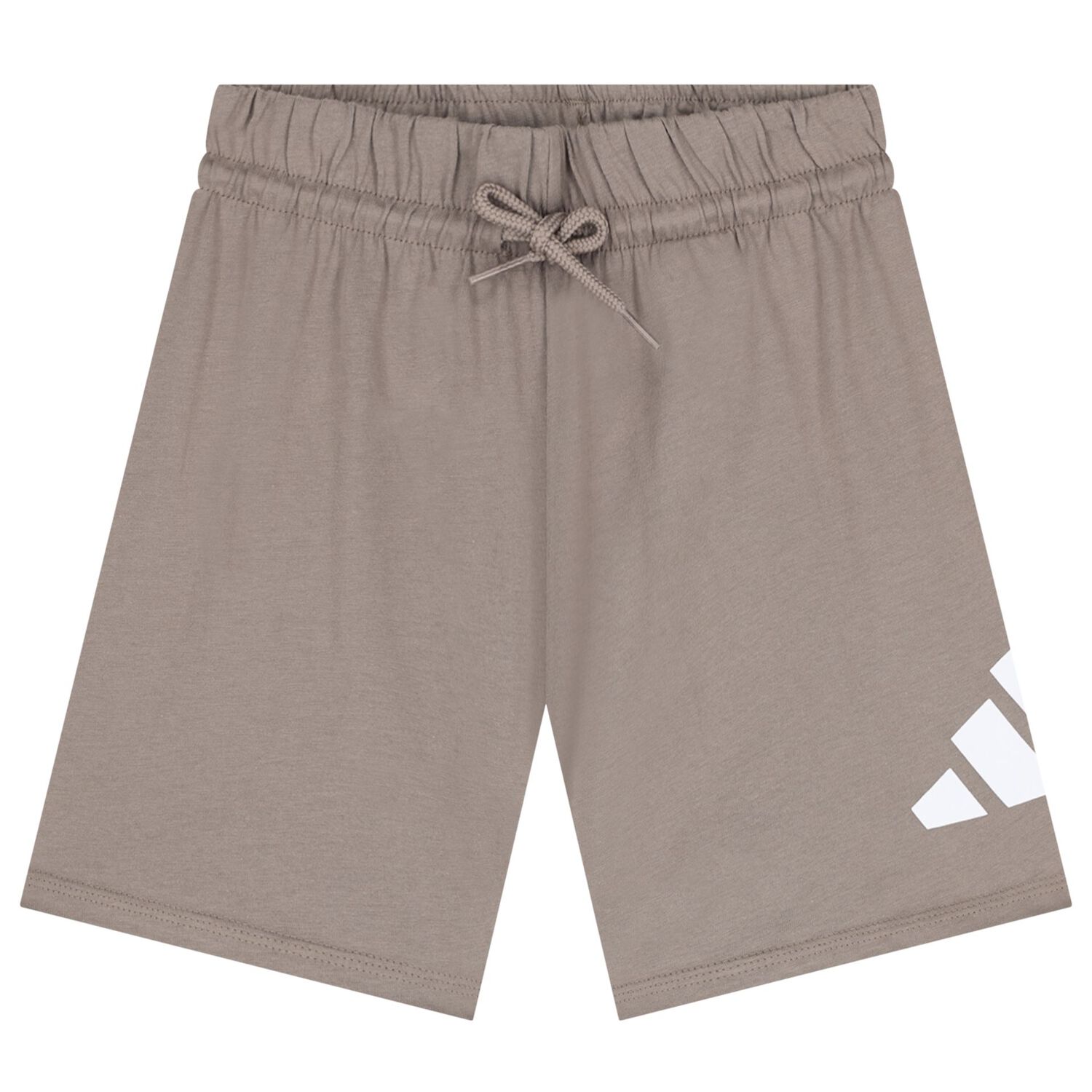 Beige Logo Shorts Set, 1, hi-res