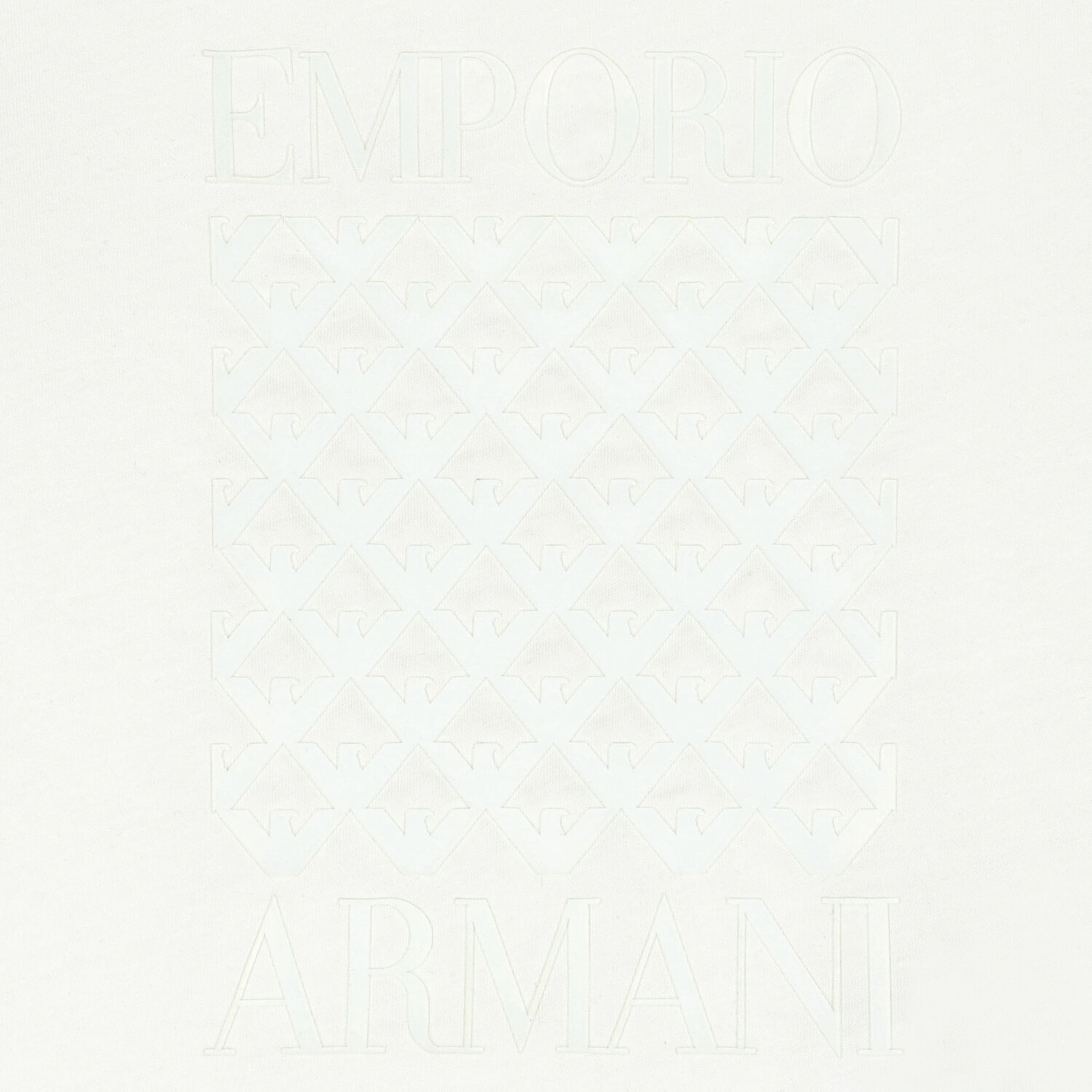 توب باكمام طويلة بالشعار باللون الأبيض للأولاد, 1, hi-res