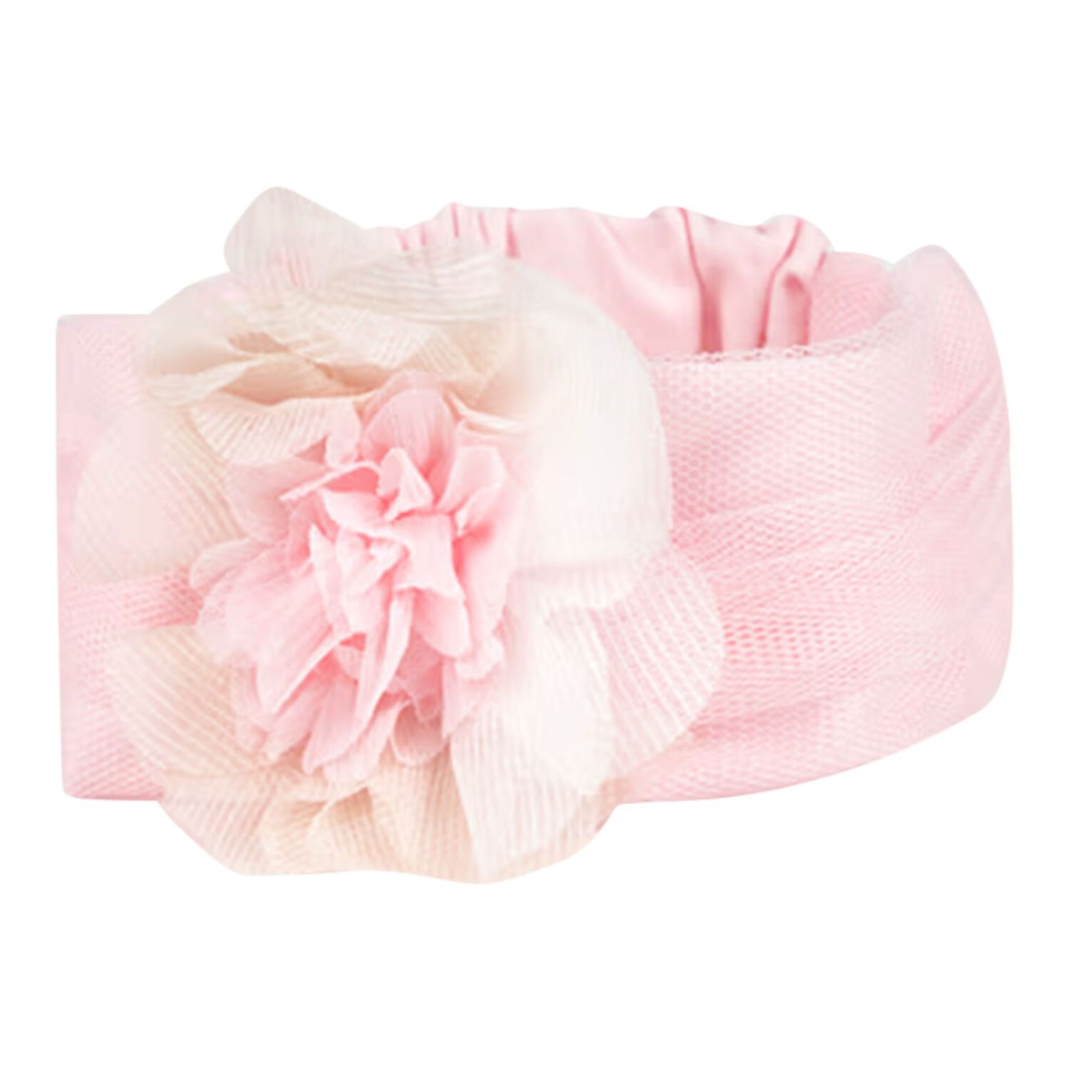 Baby Girls Pink Flower Headband, 2, hi-res