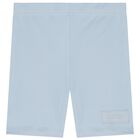 Blue Logo Softskin Cycling Shorts, 5, hi-res