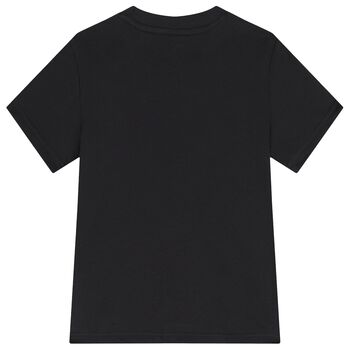 Boys Black Logo T-Shirt