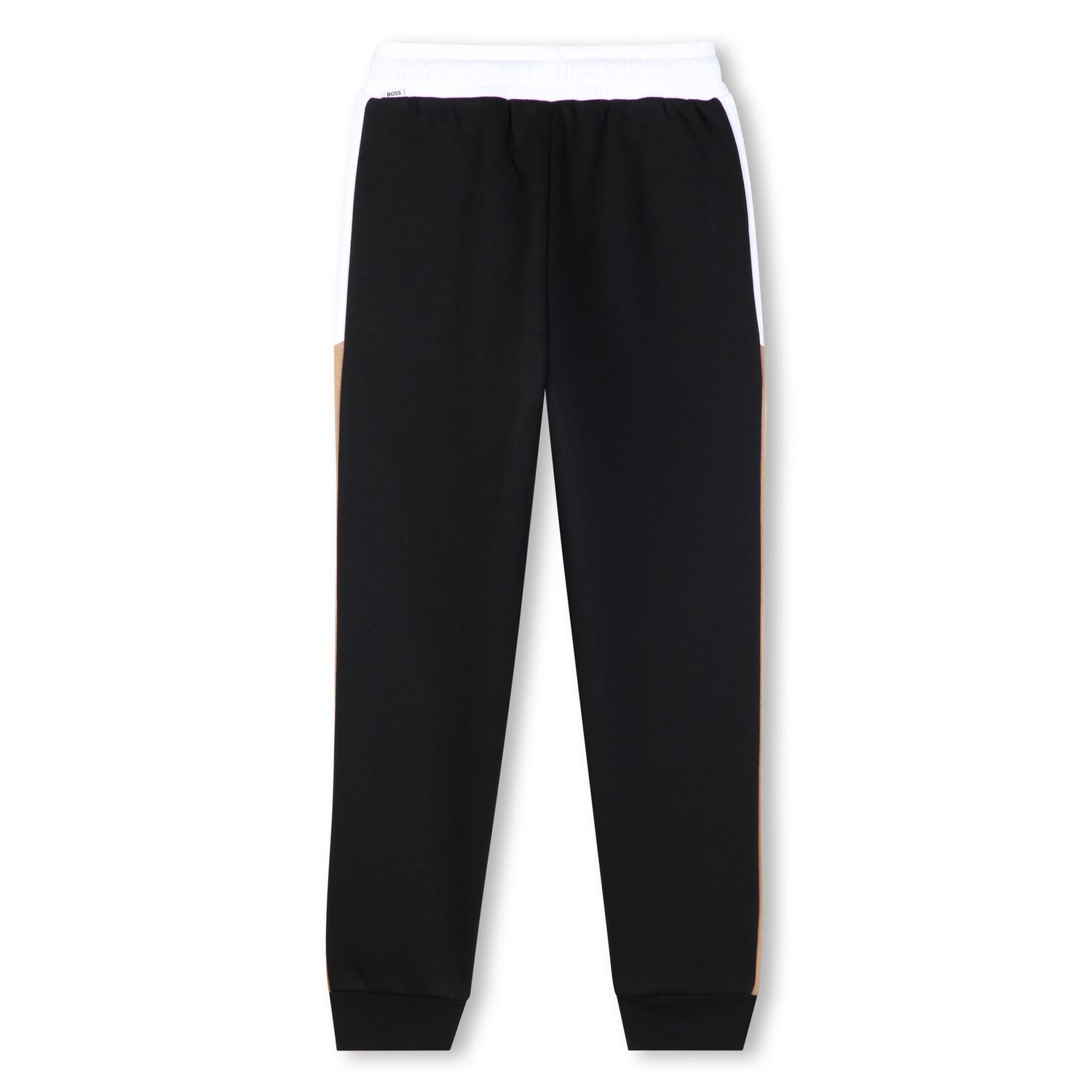 Boys Black Logo Joggers, 1, hi-res
