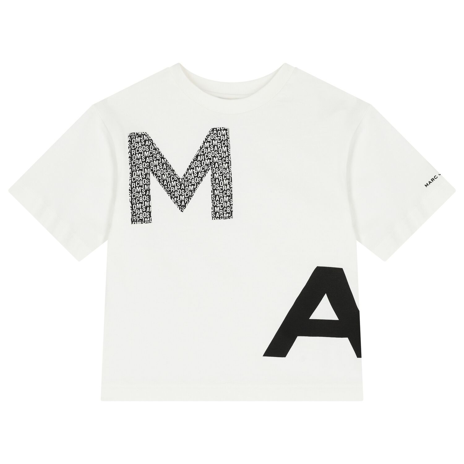 Boys White Logo T-Shirt, 1, hi-res