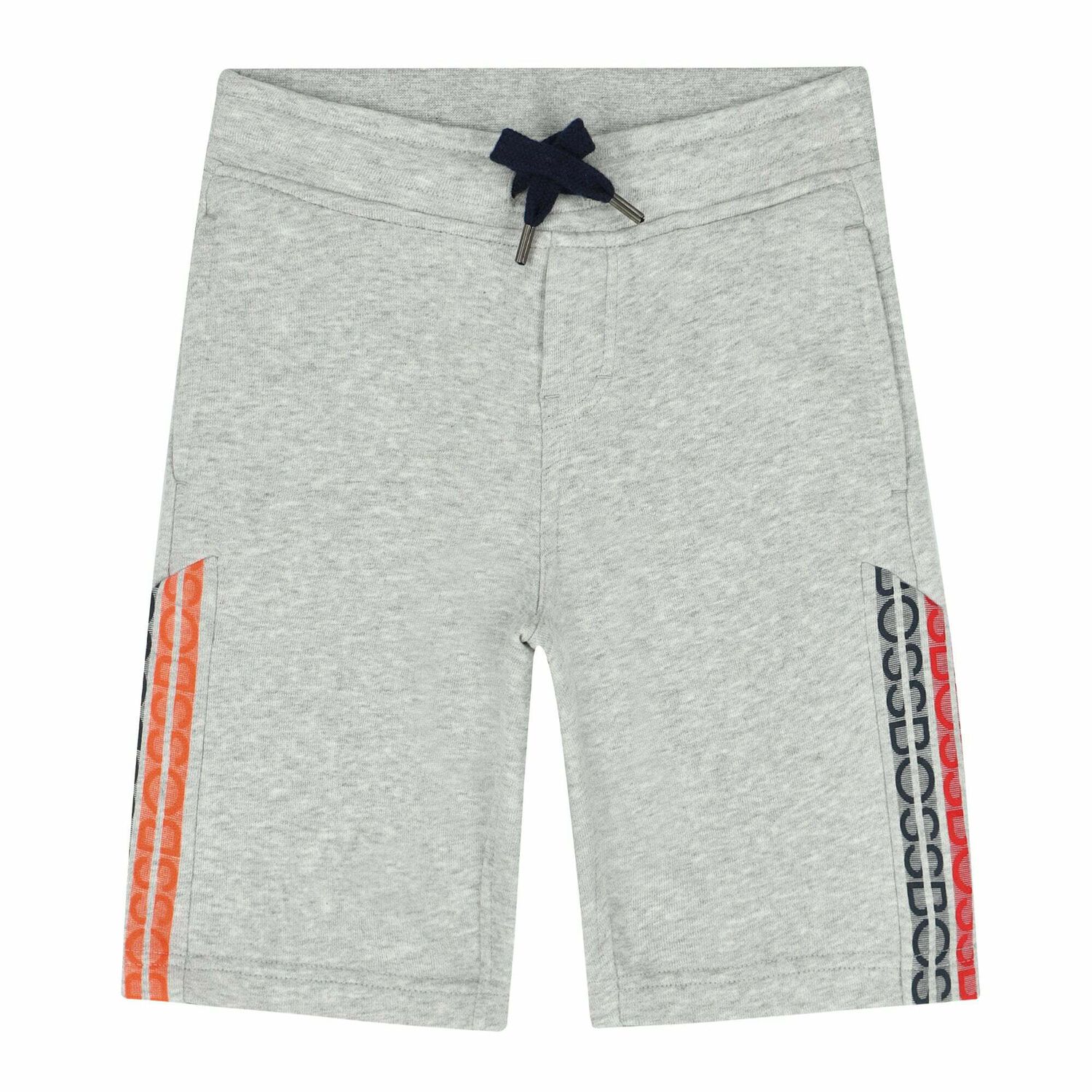 Boys Grey Logo Jersey Shorts, 1, hi-res image number null